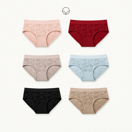 Panty Floral LB-318 (6pz)