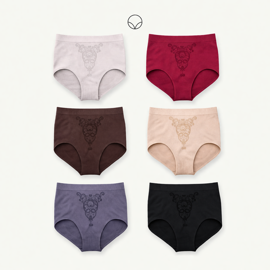 Pantaleta Completa Diseño LB-724 (6pz)