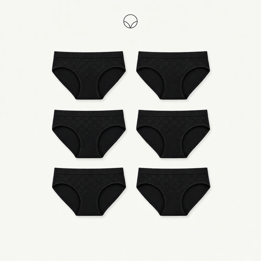 Panty Dama Corazones LB-349 (6pz)