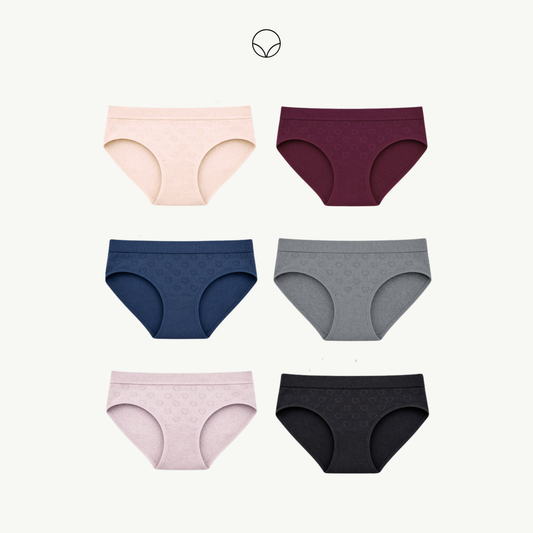 Panty Dama Corazones LB-349 (6pz)