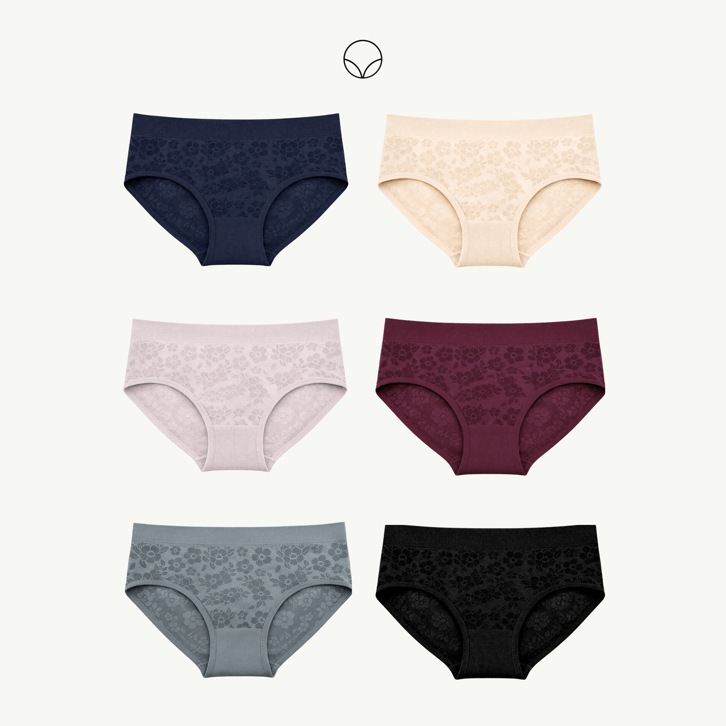 Panty Floral LB-318 (6pz)